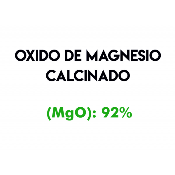 Oxido de Magnesio Oxido de Magnesio